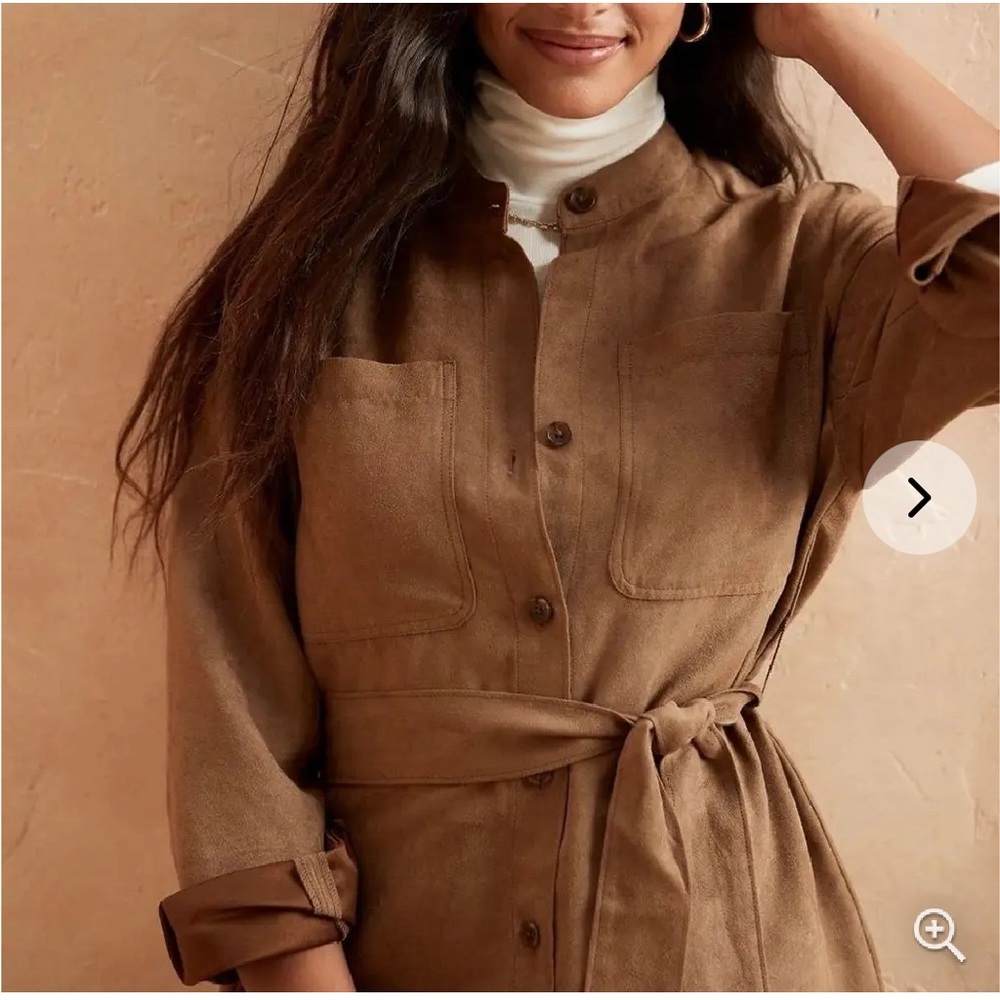 Banana Republic suede shirt